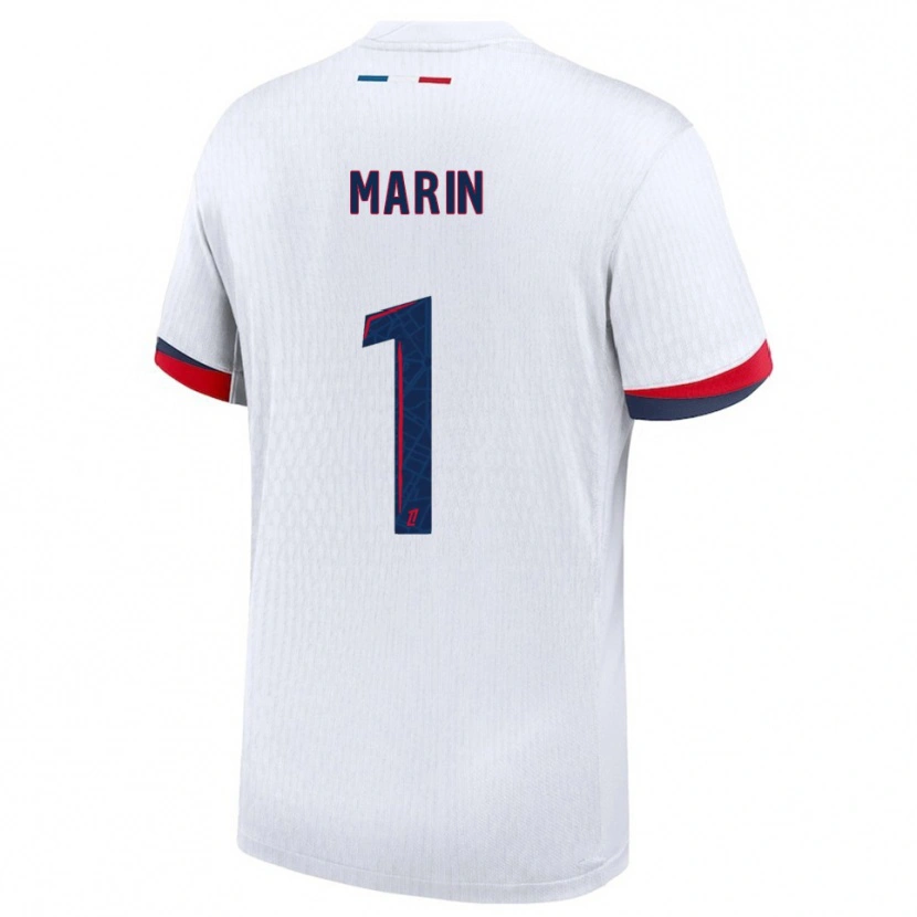 Danxen Dámské Renato Marin #1 Bílá Červená Daleko Hráčské Dresy 2025/26 Dres