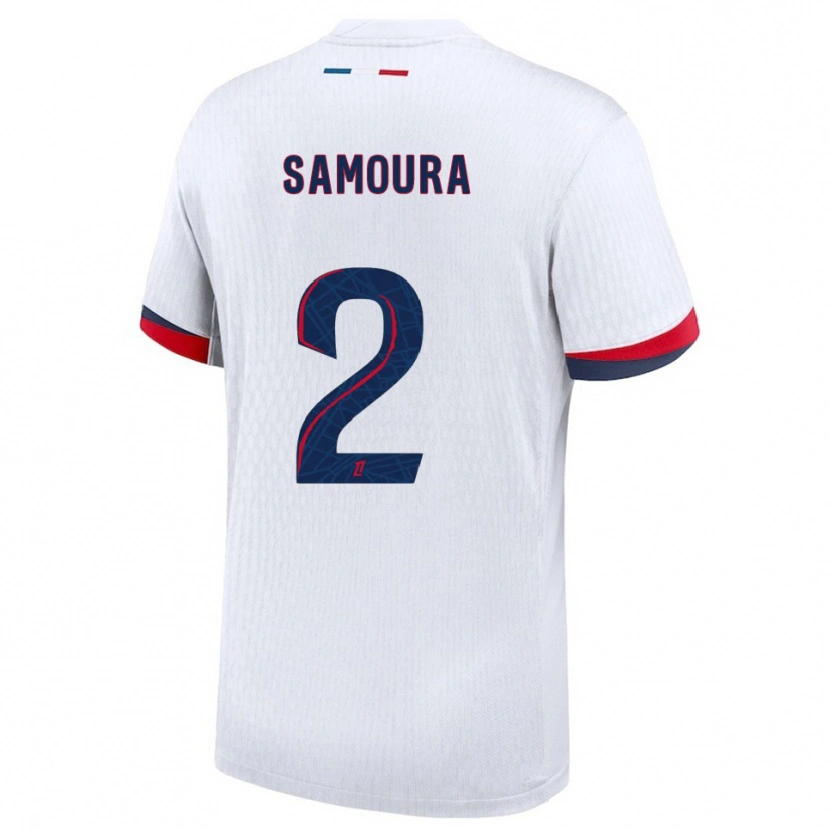Danxen Dámské Thiniba Samoura #2 Bílá Červená Daleko Hráčské Dresy 2025/26 Dres