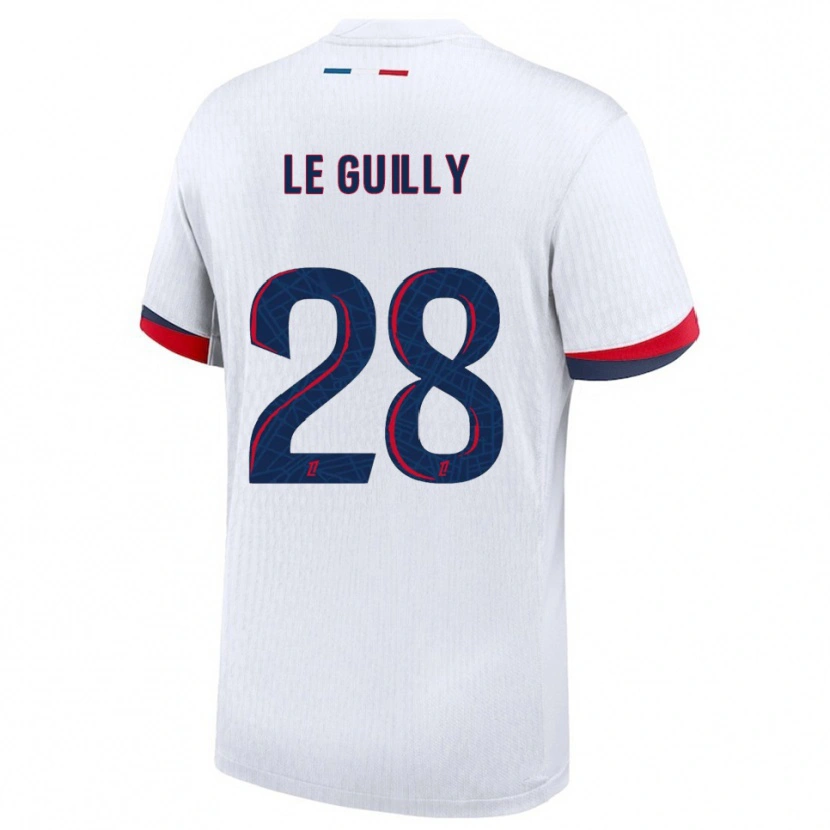 Danxen Dámské Jade Le Guilly #28 Bílá Červená Daleko Hráčské Dresy 2025/26 Dres