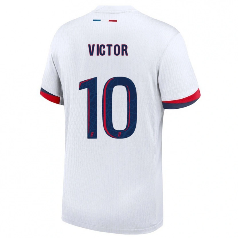 Danxen Dámské Ayrton Victor #10 Bílá Červená Daleko Hráčské Dresy 2025/26 Dres