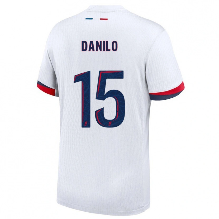Danxen Dámské Danilo Pereira #15 Bílá Červená Daleko Hráčské Dresy 2025/26 Dres