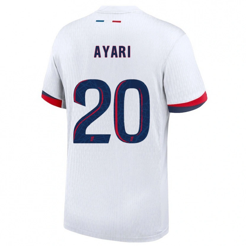 Danxen Dámské Adam Ayari #20 Bílá Červená Daleko Hráčské Dresy 2025/26 Dres