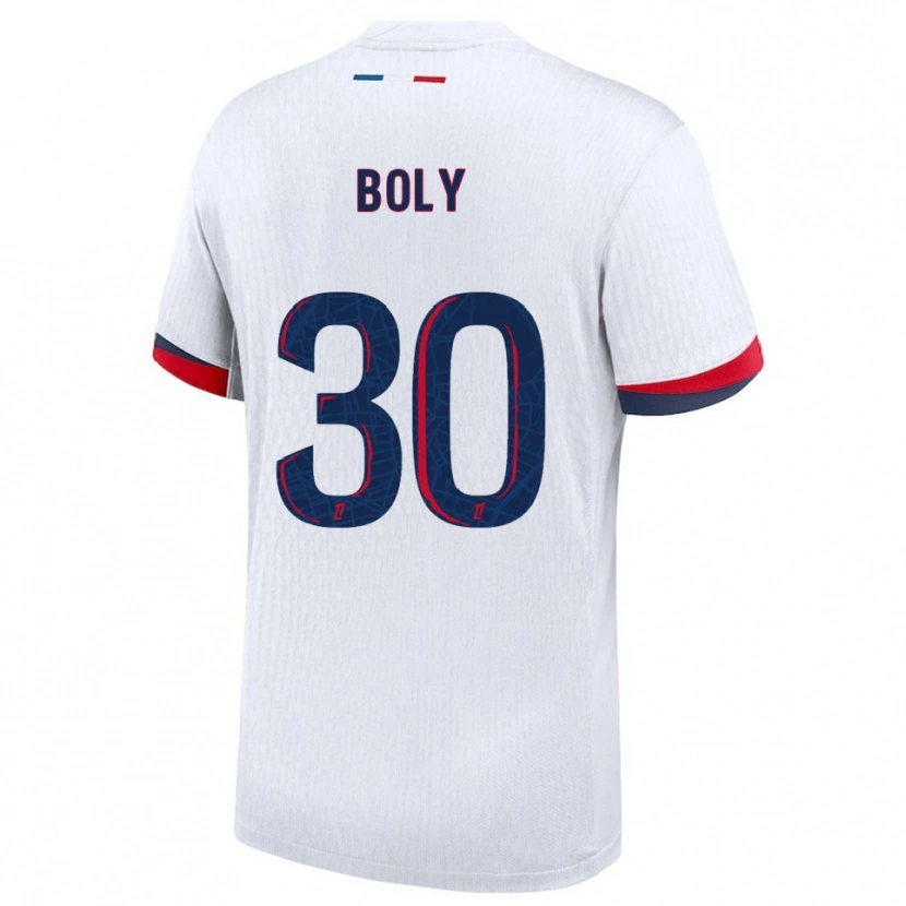 Danxen Dámské David Boly #30 Bílá Červená Daleko Hráčské Dresy 2025/26 Dres