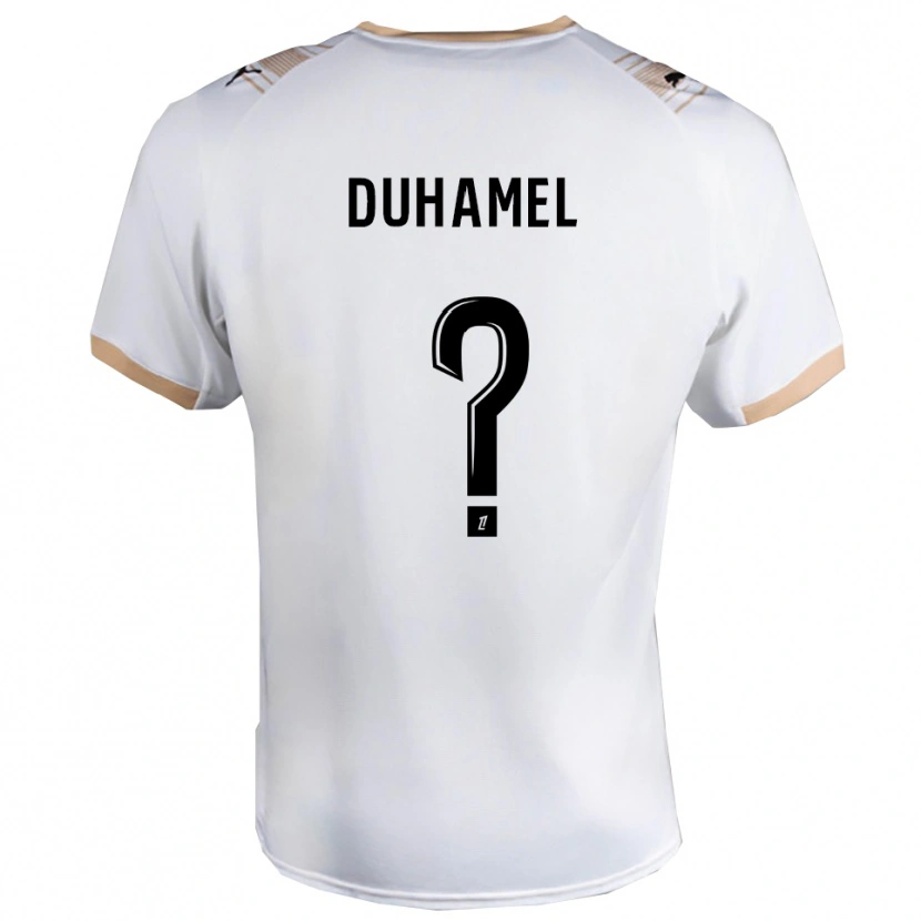 Danxen Dámské Lino Duhamel #0 Bílá Černá Daleko Hráčské Dresy 2025/26 Dres