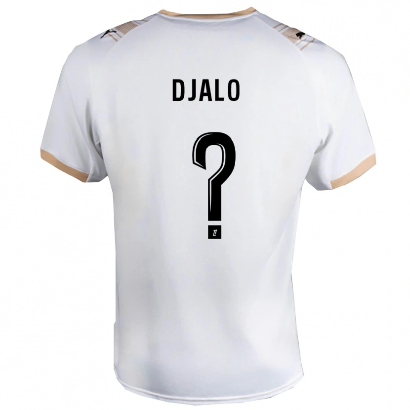 Danxen Dámské Mamadu Djaló #0 Bílá Černá Daleko Hráčské Dresy 2025/26 Dres