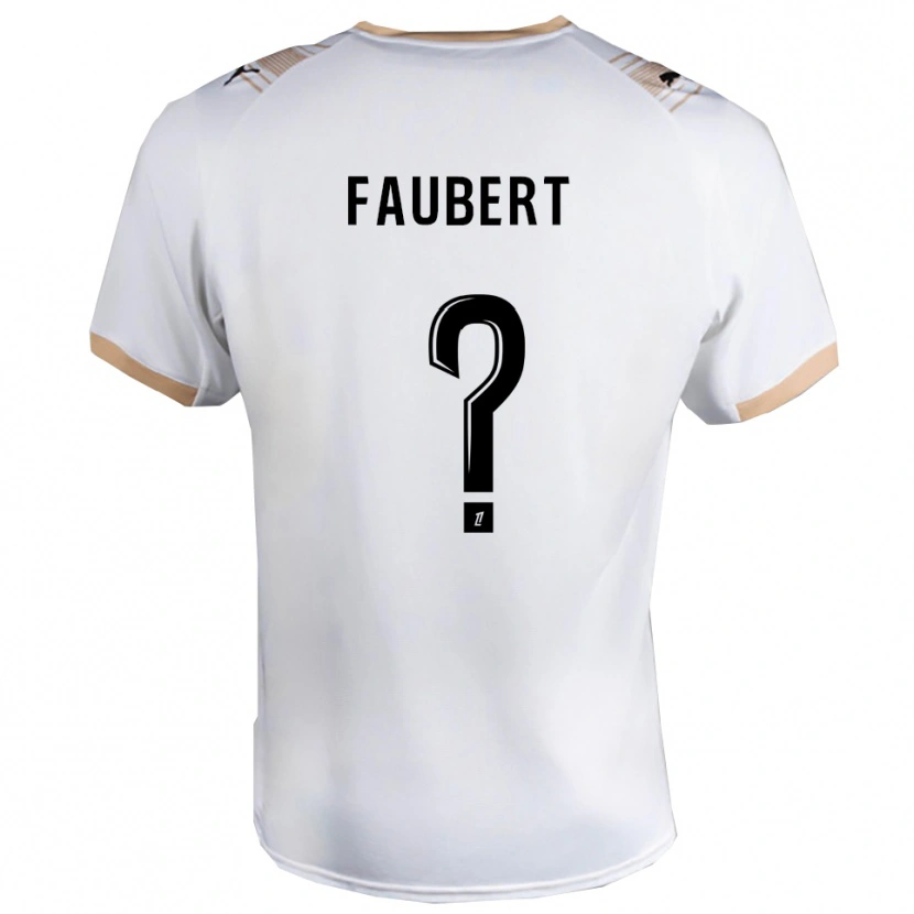 Danxen Dámské Noam Faubert #0 Bílá Černá Daleko Hráčské Dresy 2025/26 Dres
