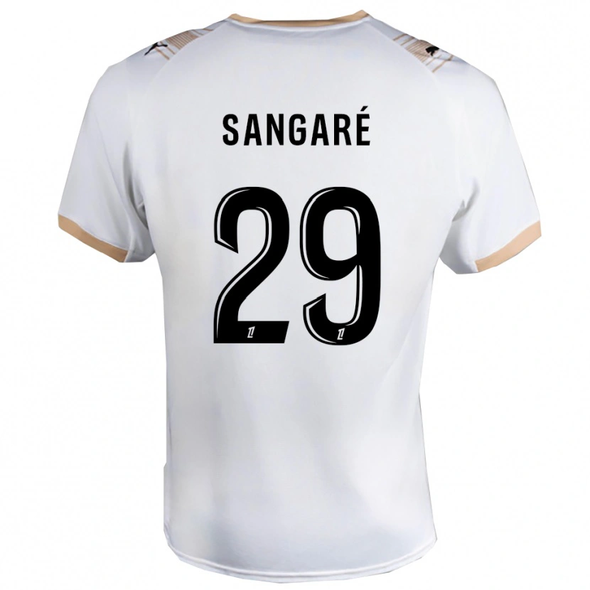 Danxen Dámské Hawa Sangaré #29 Bílá Černá Daleko Hráčské Dresy 2025/26 Dres