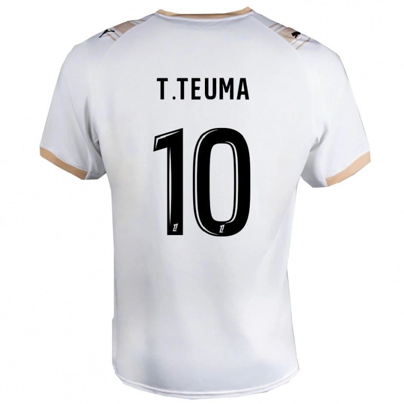 Danxen Dámské Teddy Teuma #10 Bílá Černá Daleko Hráčské Dresy 2025/26 Dres