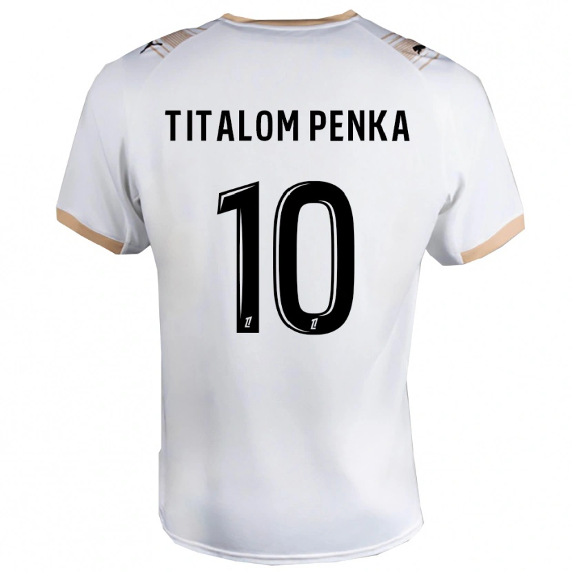Danxen Dámské Mathéo Titalom Penka #10 Bílá Černá Daleko Hráčské Dresy 2025/26 Dres