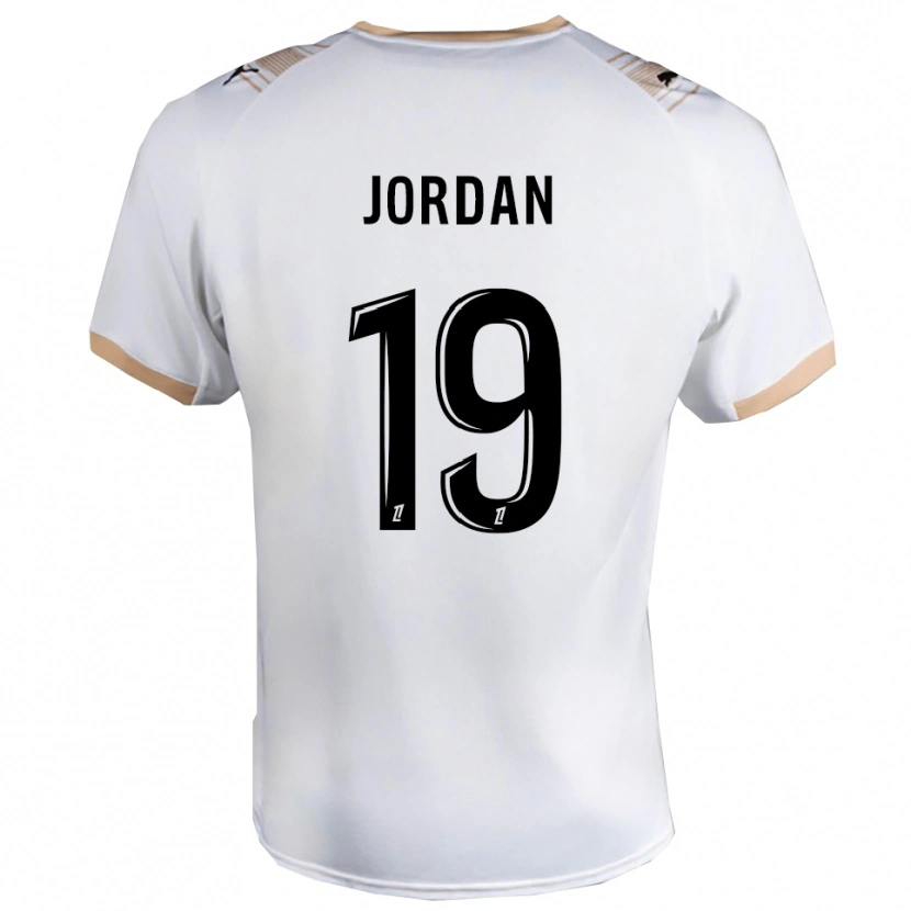 Danxen Dámské Jordan #19 Bílá Černá Daleko Hráčské Dresy 2025/26 Dres