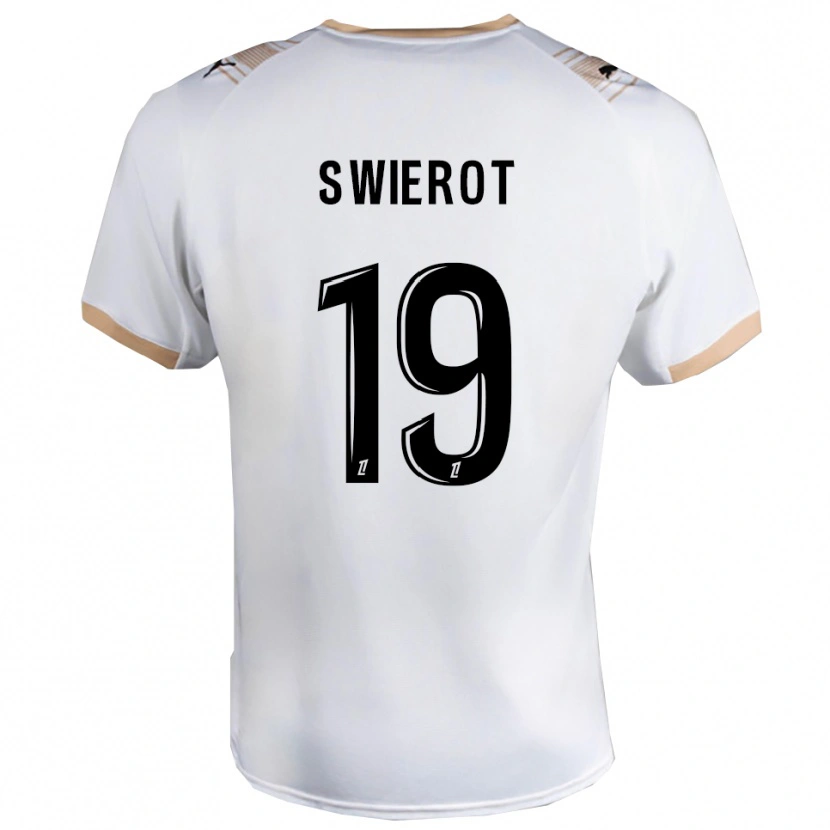 Danxen Dámské Julie Swierot #19 Bílá Černá Daleko Hráčské Dresy 2025/26 Dres