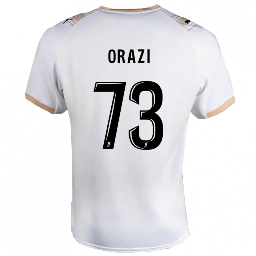 Danxen Dámské Ike Orazi #73 Bílá Černá Daleko Hráčské Dresy 2025/26 Dres