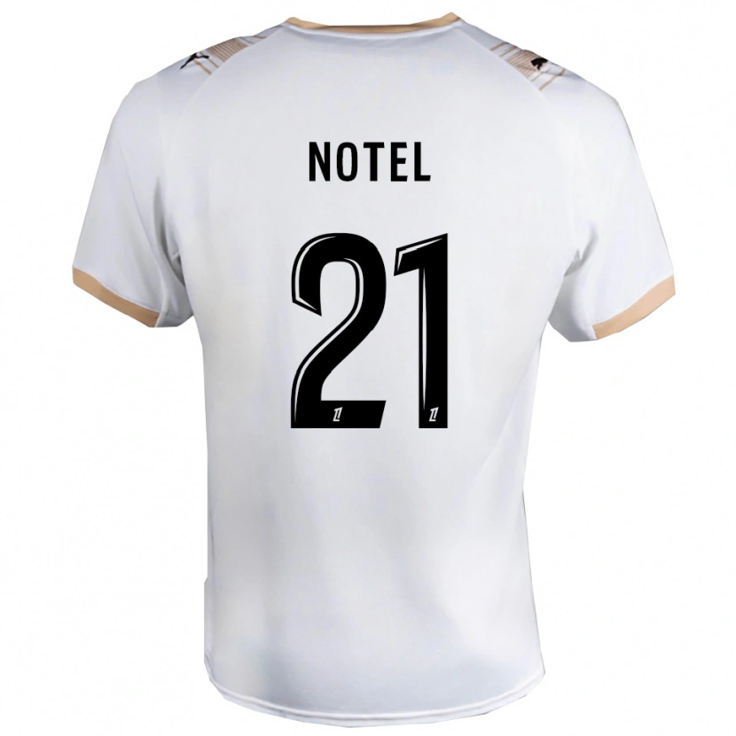 Danxen Dámské Léa Notel #21 Bílá Černá Daleko Hráčské Dresy 2025/26 Dres