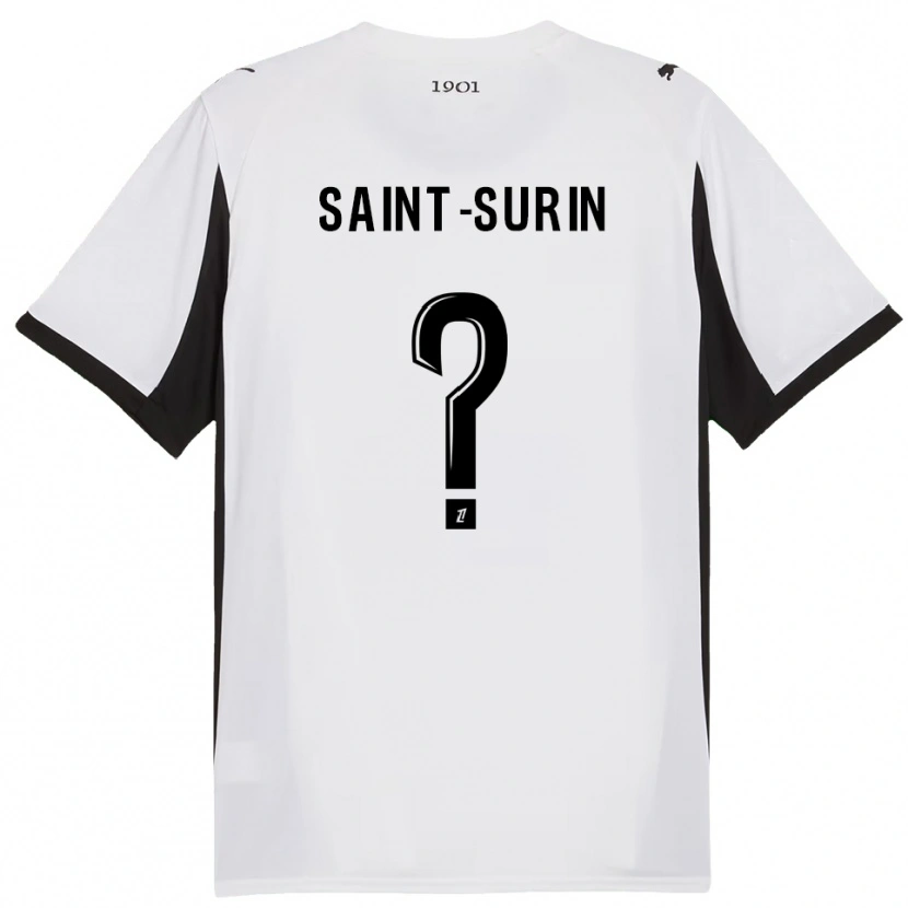 Danxen Dámské Rio Saint-Surin #0 Bílá Černá Daleko Hráčské Dresy 2025/26 Dres