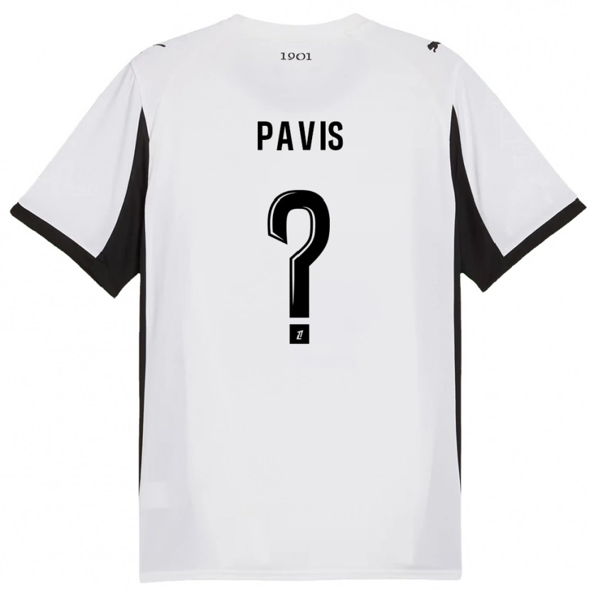Danxen Dámské Robin Pavis #0 Bílá Černá Daleko Hráčské Dresy 2025/26 Dres