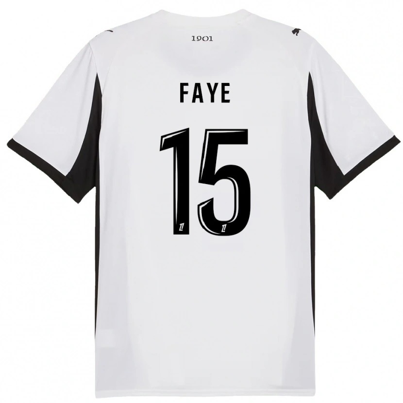 Danxen Dámské Mikayil Faye #15 Bílá Černá Daleko Hráčské Dresy 2025/26 Dres