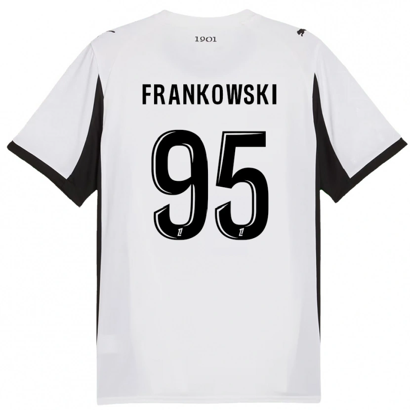 Danxen Dámské Przemyslaw Frankowski #95 Bílá Černá Daleko Hráčské Dresy 2025/26 Dres