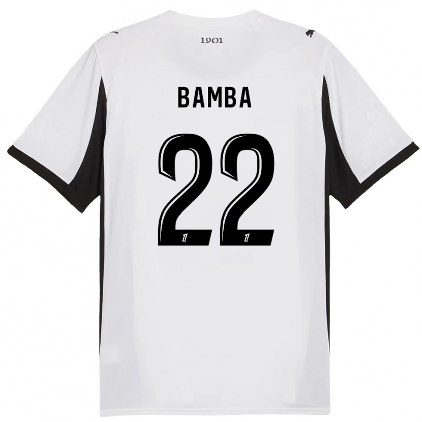 Danxen Dámské Rayan Bamba #22 Bílá Černá Daleko Hráčské Dresy 2025/26 Dres