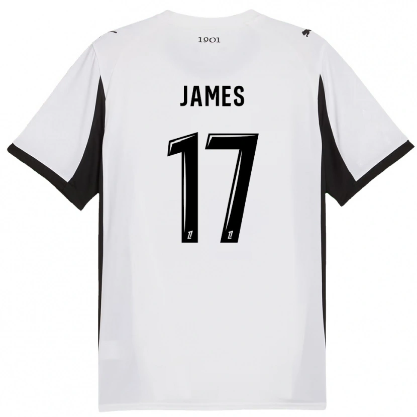 Danxen Dámské Jordan James #17 Bílá Černá Daleko Hráčské Dresy 2025/26 Dres