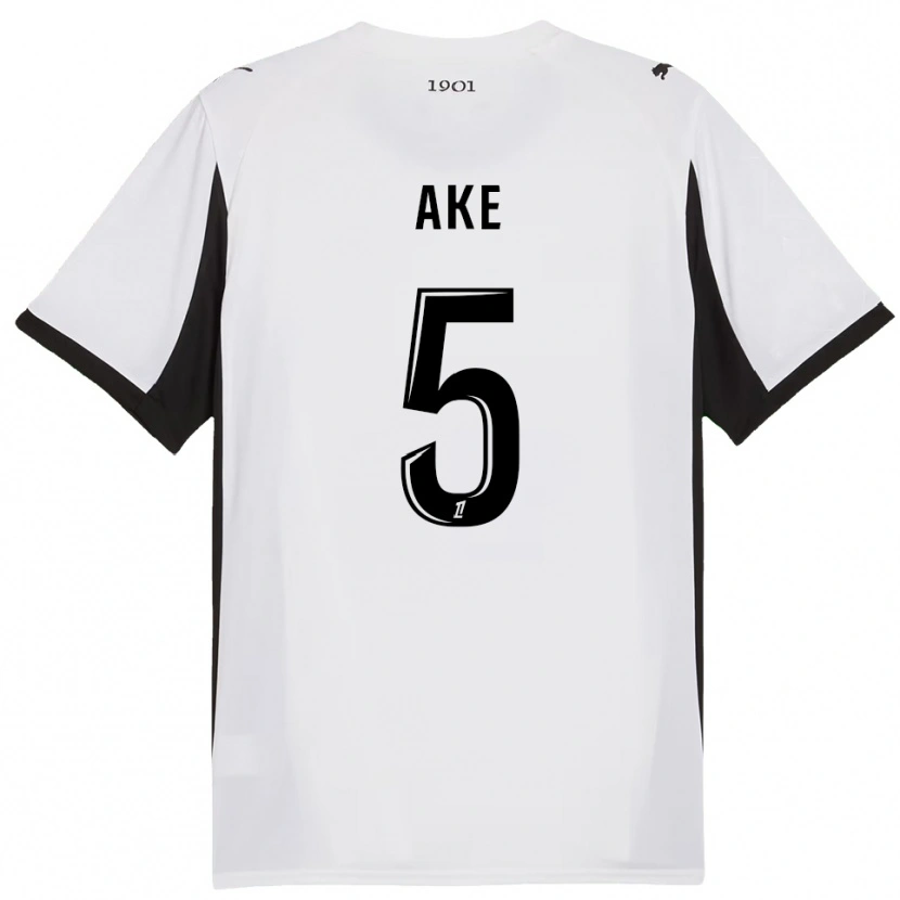 Danxen Dámské Junior Ake #5 Bílá Černá Daleko Hráčské Dresy 2025/26 Dres