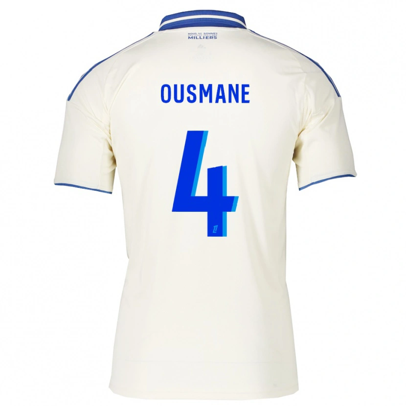 Danxen Dámské Abdoulaye Ousmane #4 Šampaňská Modrá Daleko Hráčské Dresy 2025/26 Dres