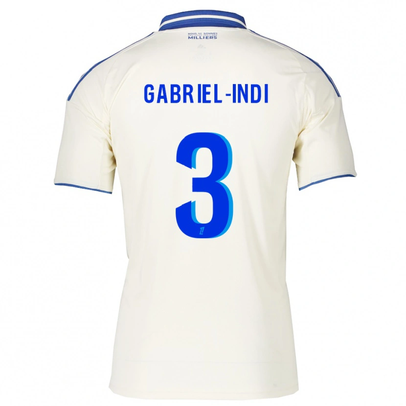 Danxen Dámské Amizade Gabriel-Indi #3 Šampaňská Modrá Daleko Hráčské Dresy 2025/26 Dres