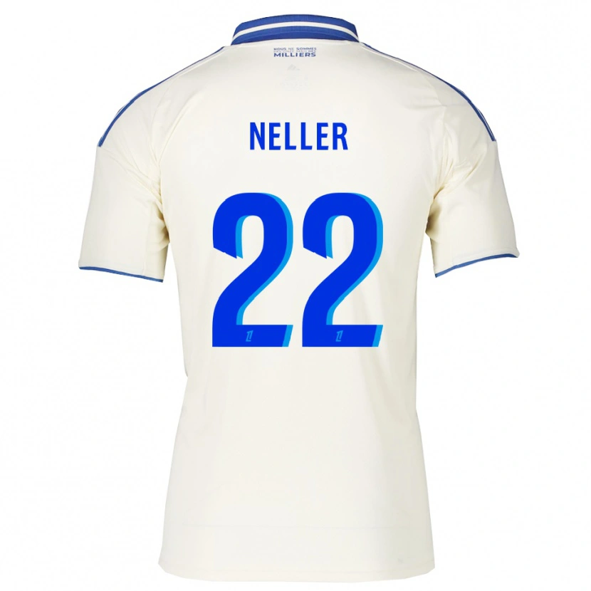 Danxen Dámské Chloé Neller #22 Šampaňská Modrá Daleko Hráčské Dresy 2025/26 Dres