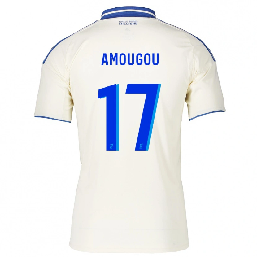 Danxen Dámské Mathis Amougou #17 Šampaňská Modrá Daleko Hráčské Dresy 2025/26 Dres