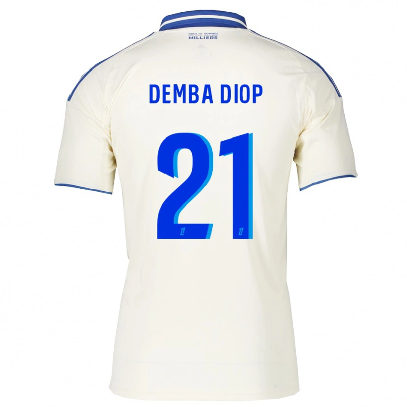 Danxen Dámské Pape Demba Diop #21 Šampaňská Modrá Daleko Hráčské Dresy 2025/26 Dres
