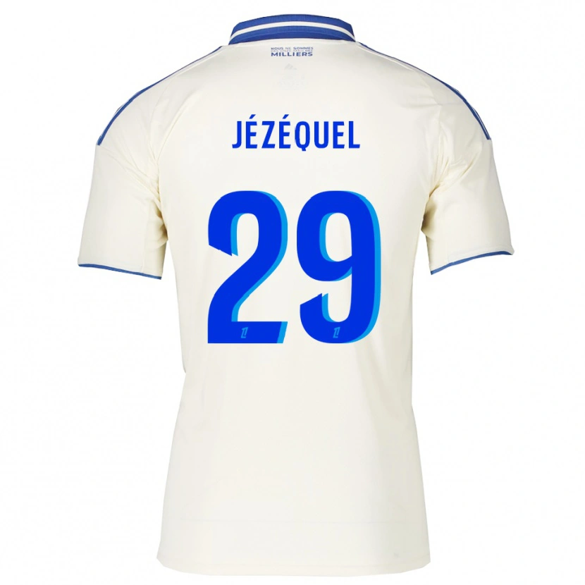 Danxen Dámské Emmy Jézéquel #29 Šampaňská Modrá Daleko Hráčské Dresy 2025/26 Dres