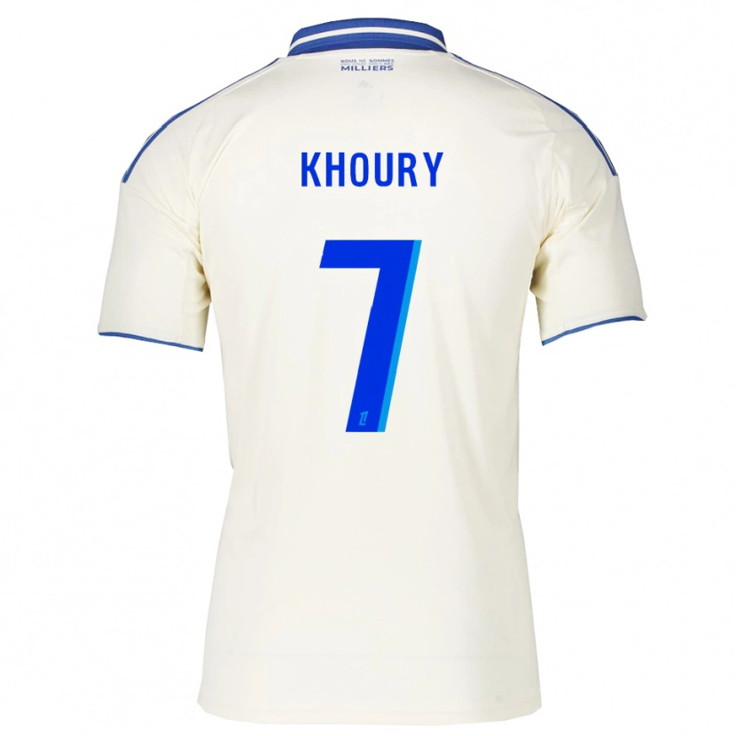 Danxen Dámské Pilar Khoury #7 Šampaňská Modrá Daleko Hráčské Dresy 2025/26 Dres