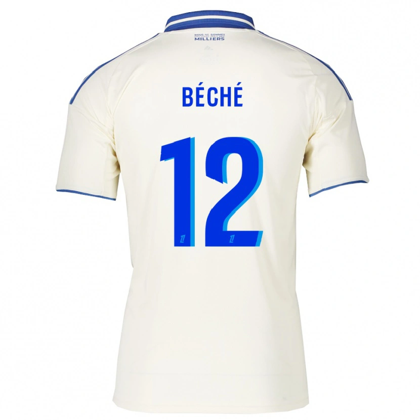 Danxen Dámské Amandine Béché #12 Šampaňská Modrá Daleko Hráčské Dresy 2025/26 Dres