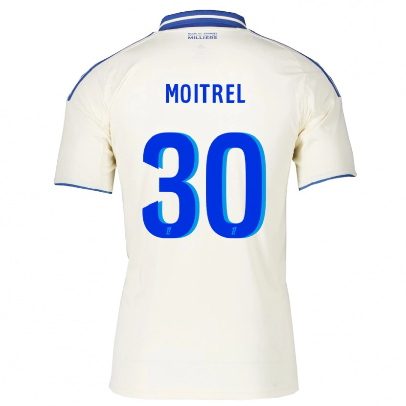 Danxen Dámské Pauline Moitrel #30 Šampaňská Modrá Daleko Hráčské Dresy 2025/26 Dres