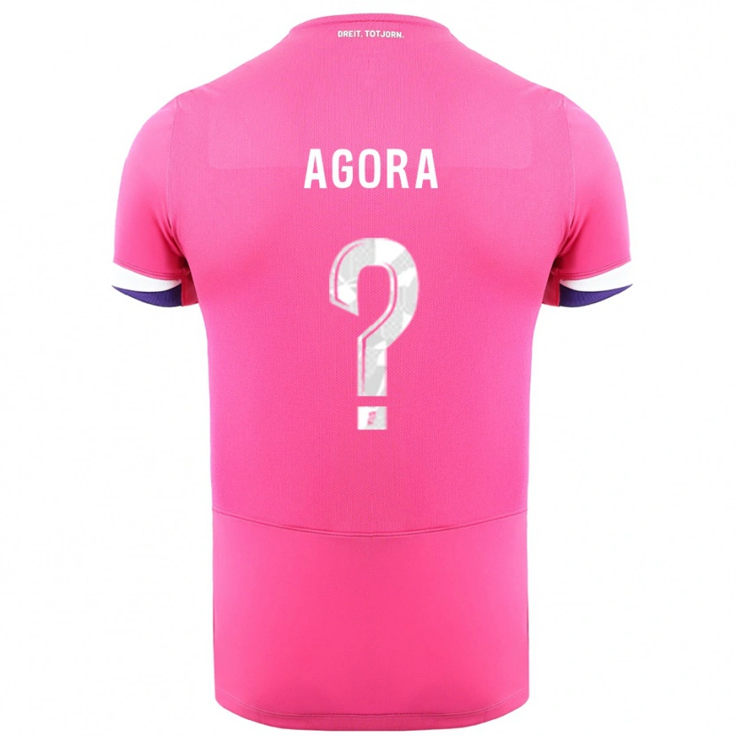 Danxen Dámské Yannick Agora #0 Růžová Bílá Daleko Hráčské Dresy 2025/26 Dres