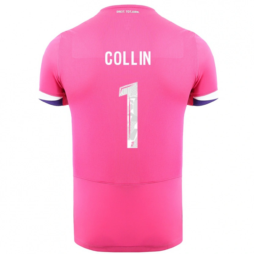 Danxen Dámské Théo Collin #1 Růžová Bílá Daleko Hráčské Dresy 2025/26 Dres