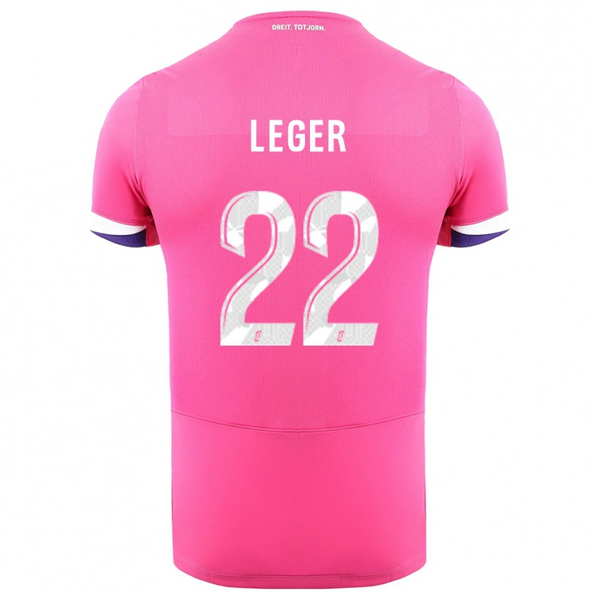Danxen Dámské Christelle Léger #22 Růžová Bílá Daleko Hráčské Dresy 2025/26 Dres