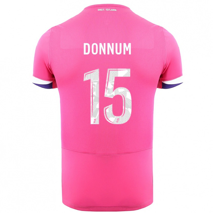 Danxen Dámské Aron Dønnum #15 Růžová Bílá Daleko Hráčské Dresy 2025/26 Dres