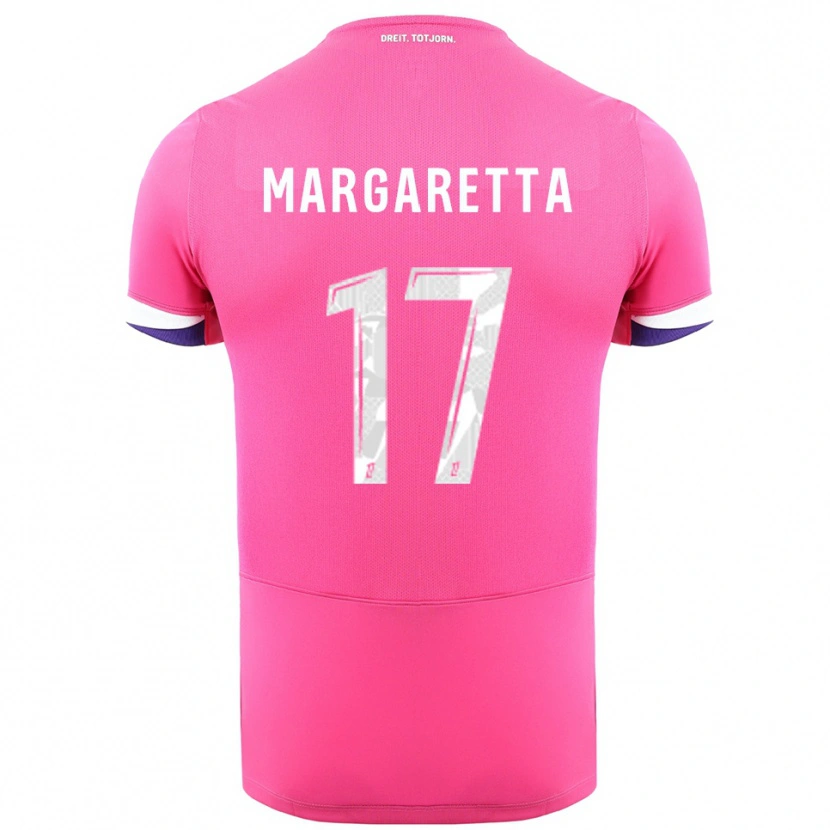 Danxen Dámské Jessica Margaretta #17 Růžová Bílá Daleko Hráčské Dresy 2025/26 Dres