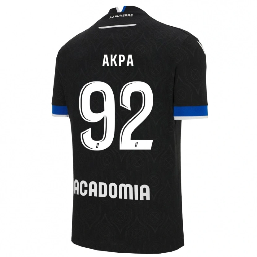 Danxen Dámské Clément Akpa #92 Černá Bílá Daleko Hráčské Dresy 2025/26 Dres