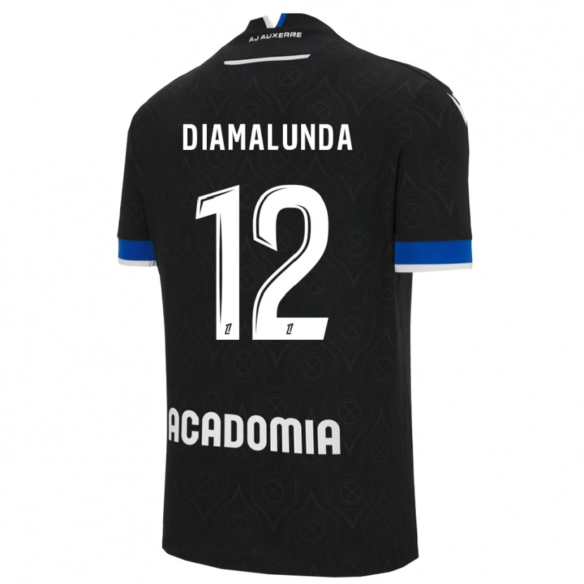 Danxen Dámské Evan Diamalunda #12 Černá Bílá Daleko Hráčské Dresy 2025/26 Dres