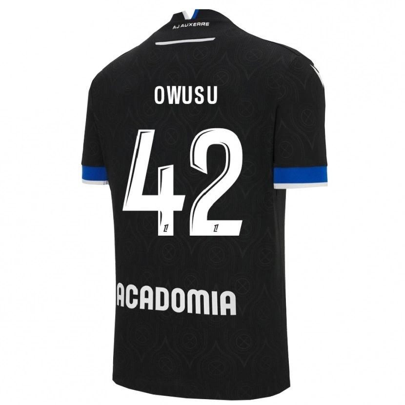 Danxen Dámské Elisha Owusu #42 Černá Bílá Daleko Hráčské Dresy 2025/26 Dres