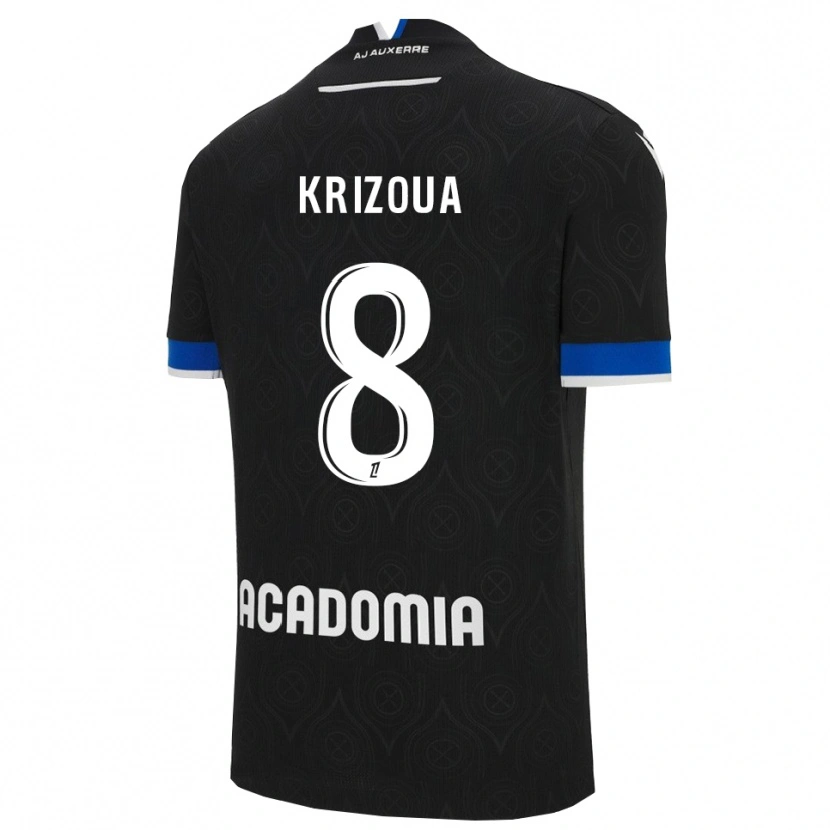 Danxen Dámské Alvin Krizoua #8 Černá Bílá Daleko Hráčské Dresy 2025/26 Dres