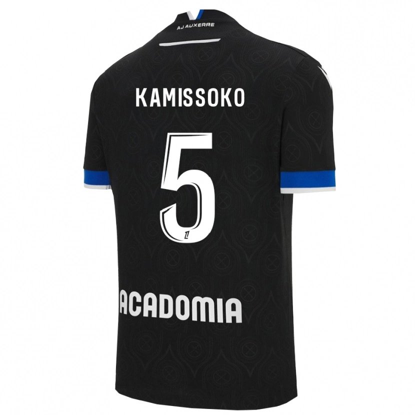 Danxen Dámské Idriss Kamissoko #5 Černá Bílá Daleko Hráčské Dresy 2025/26 Dres