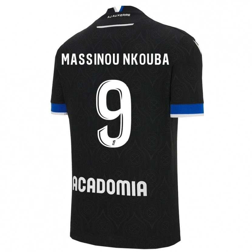 Danxen Dámské Pierre Massinou Nkouba #9 Černá Bílá Daleko Hráčské Dresy 2025/26 Dres