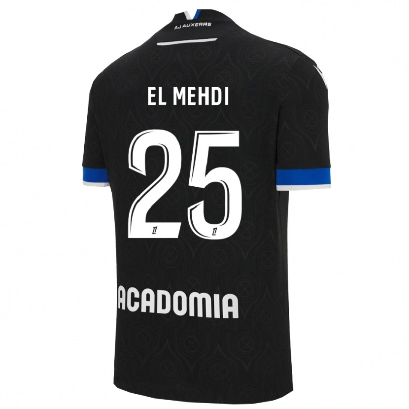 Danxen Dámské Chihab El Mehdi #25 Černá Bílá Daleko Hráčské Dresy 2025/26 Dres
