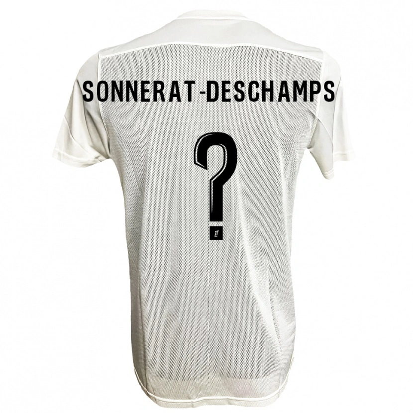 Danxen Dámské Nattio Sonnerat-Deschamps #0 Černá Bílá Daleko Hráčské Dresy 2025/26 Dres