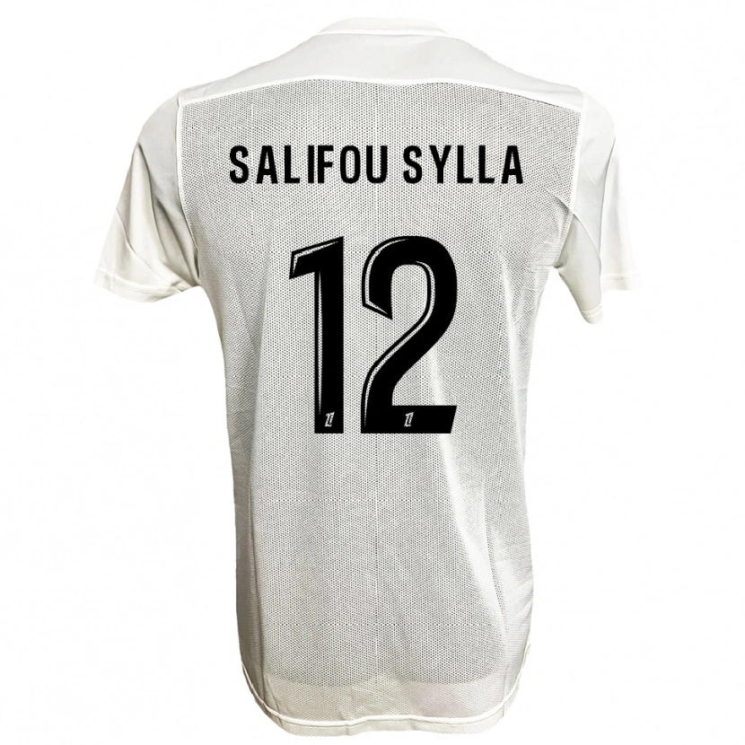Danxen Dámské Salifou Sylla #12 Černá Bílá Daleko Hráčské Dresy 2025/26 Dres