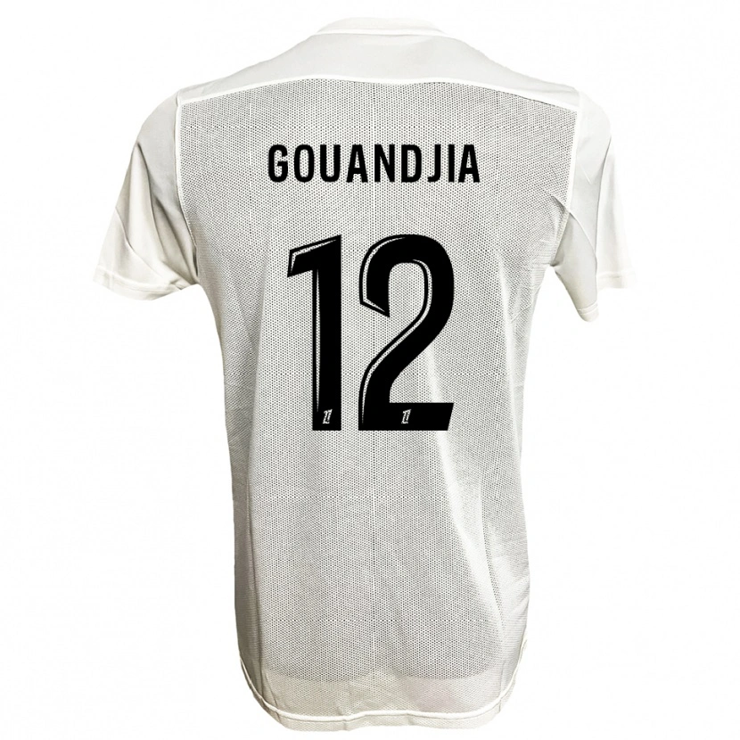 Danxen Dámské Brady Gouandjia #12 Černá Bílá Daleko Hráčské Dresy 2025/26 Dres