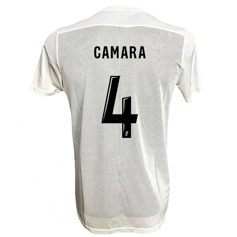 Danxen Dámské Ousmane Camara #4 Černá Bílá Daleko Hráčské Dresy 2025/26 Dres