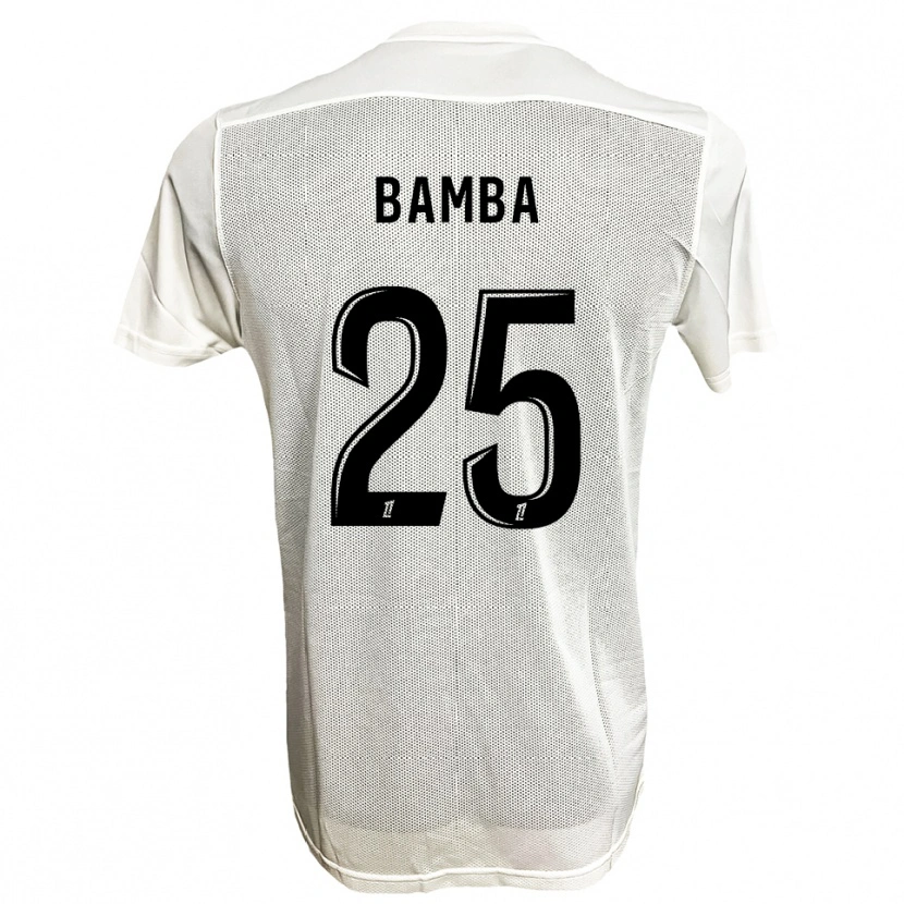 Danxen Dámské Abdoulaye Bamba #25 Černá Bílá Daleko Hráčské Dresy 2025/26 Dres